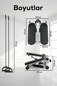 Fitness Stepper Exerciser 🏋️‍♂️👣 with Rope 🪢