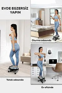 Fitness Stepper Exerciser 🏋️‍♂️👣 with Rope 🪢