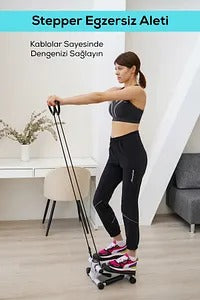 Fitness Stepper Exerciser 🏋️‍♂️👣 with Rope 🪢