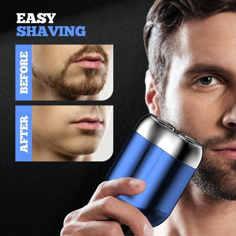 Mini Shavers for Men 🧔✂️ | Washable Double Head 💦🔁