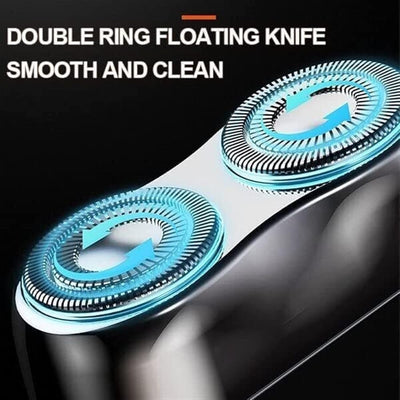 Mini Shavers for Men 🧔✂️ | Washable Double Head 💦🔁